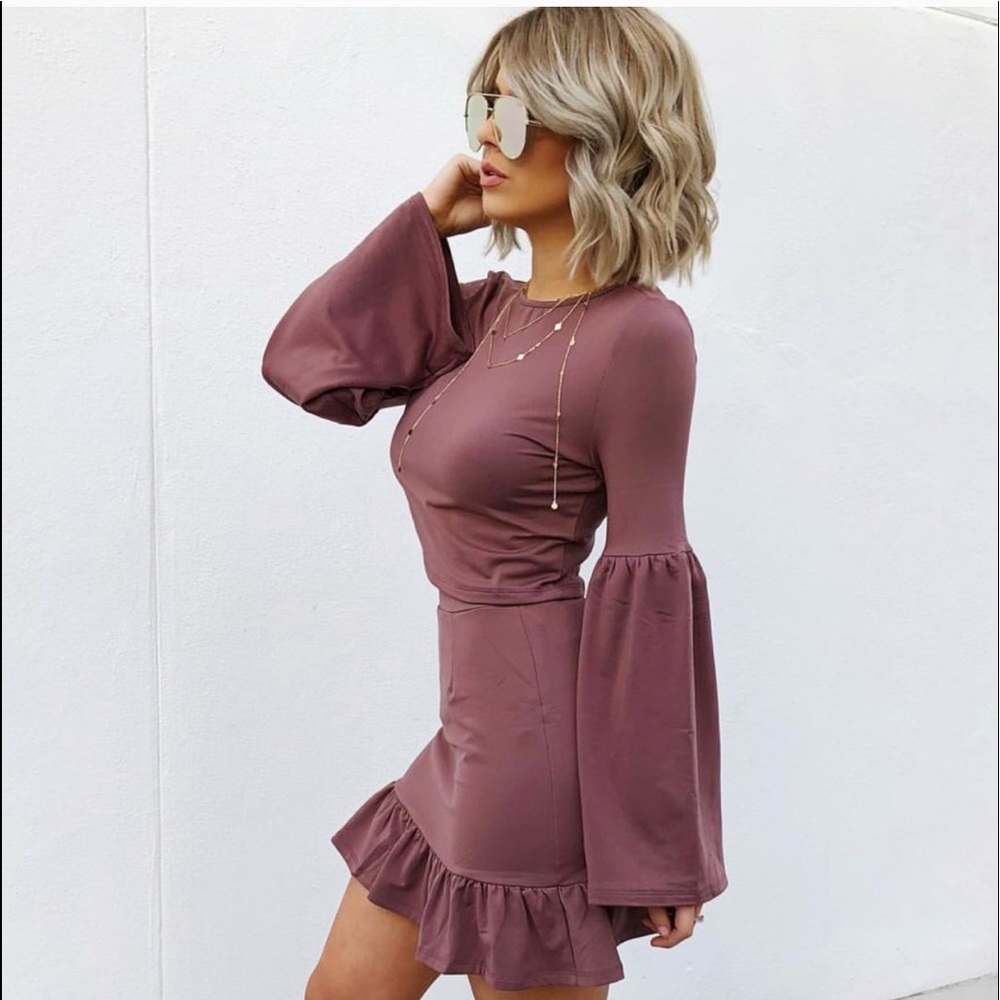 Amethyst colored 2 Piece set